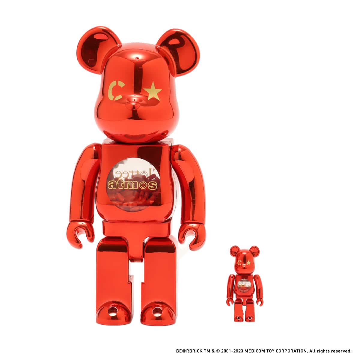 MEDICOM TOY BE@RBRICK atmos × Clottee 100% & 400% （メディコムトイ