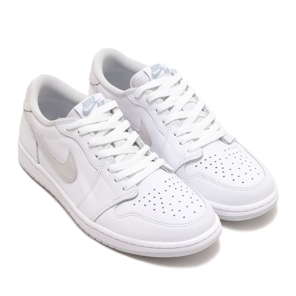 JORDAN BRAND AIR JORDAN 1 LOW OG WHITE/PARTICLE GREY-NEUTRAL GREY