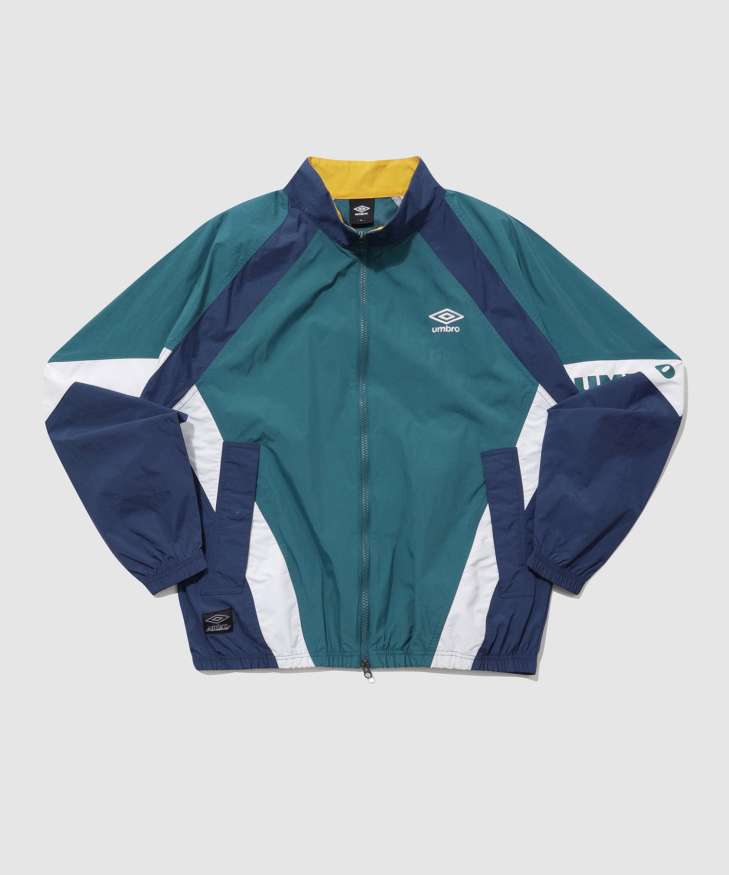 UMBRO 【KOREA COLLECTION】COLOR BLOCK STAND-NECK JACKET ブルー