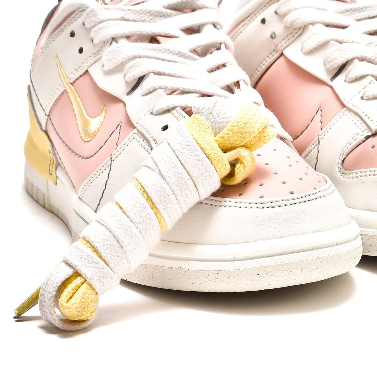 NIKE W DUNK LOW DISRUPT 2 PHANTOM/LEMON WASH-PINK OXFORD-SAIL