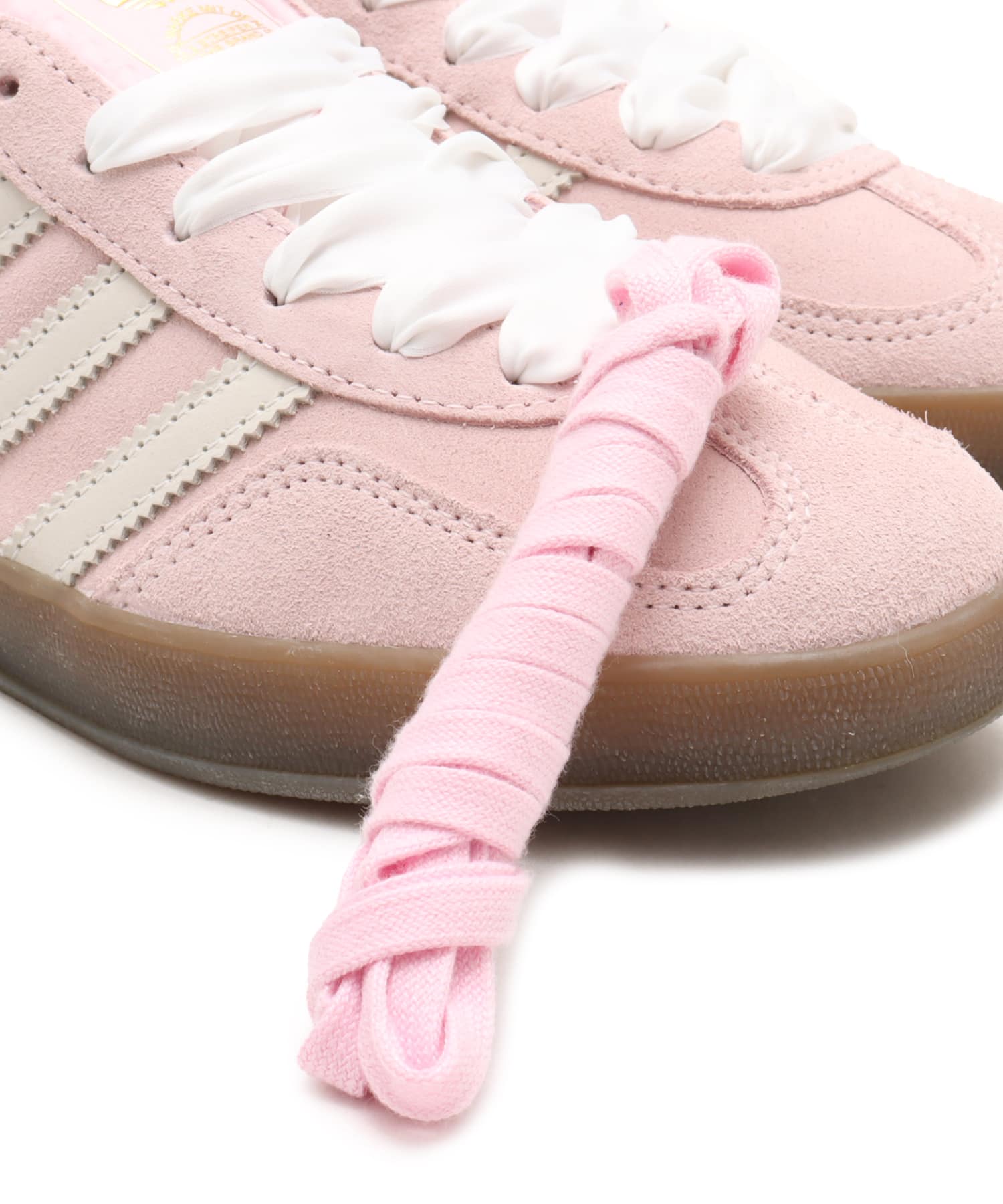 adidas GAZELLE INDOOR W CLEAR PINK/OFF WHITE/GUM（アディダス