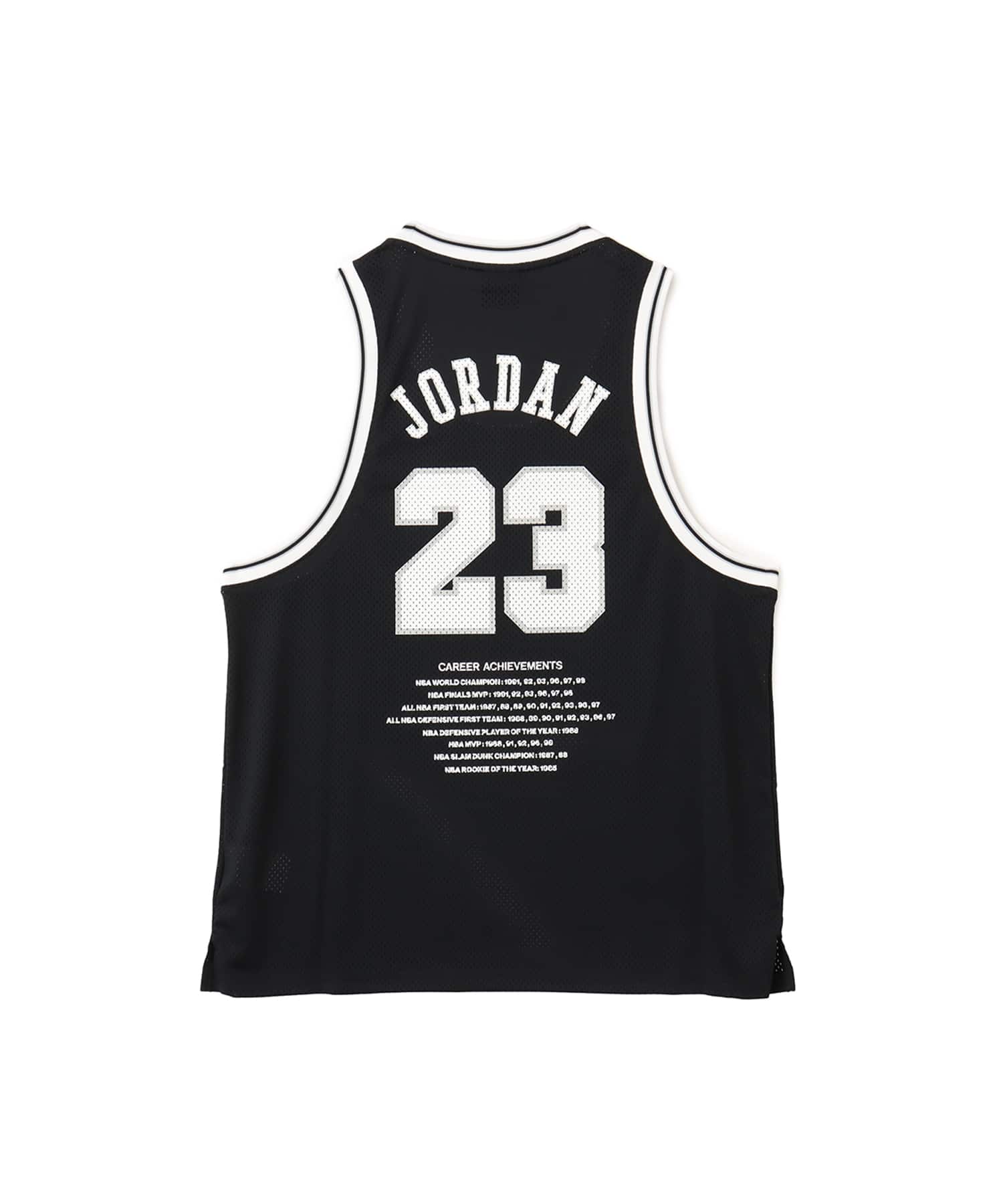 JORDAN BRAND M J ESS SUMMER JERSEY BLACK/WHITE（ジョーダンブランド