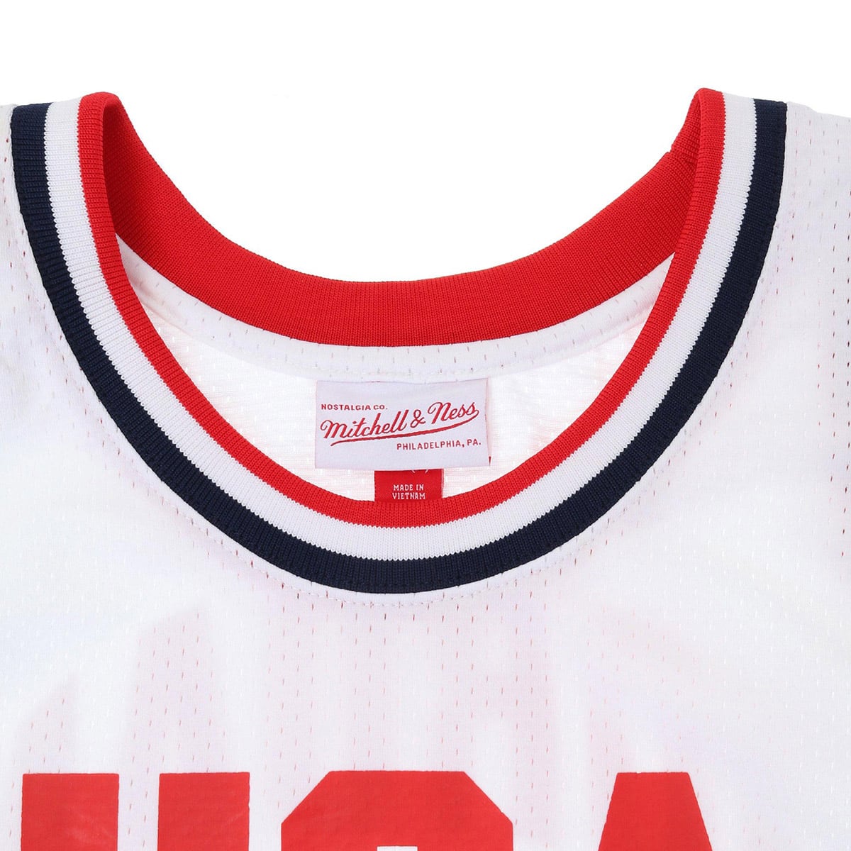 Mitchell & Ness NBA AUTHENTIC JERSEY WHITE USA 92 MICHAEL JORDAN