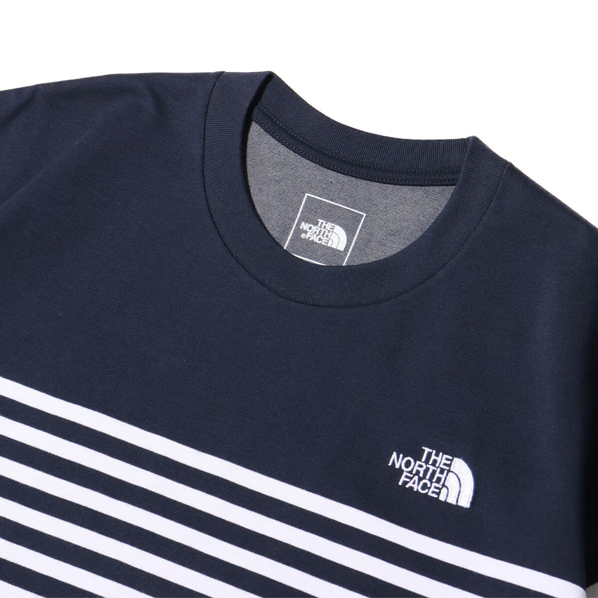 THE NORTH FACE S/S Panel Border Tee アーバンネイビー（ザ・ノース
