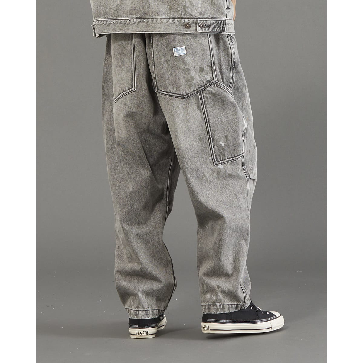 LIBERAIDERS DENIM PAINTER SARROUEL PANTS GRAY （リベレイダース