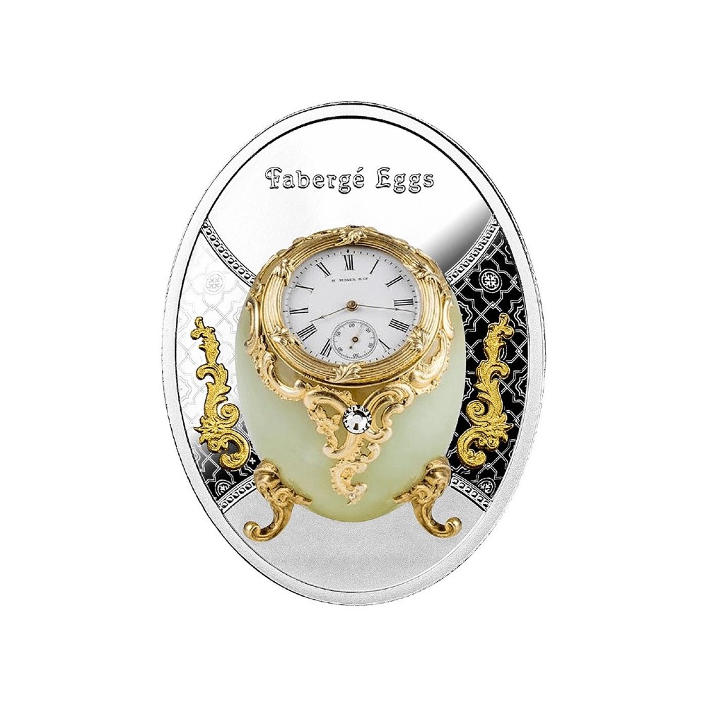 Imperial Fabergé ファベルジェ Eggs Coin 純銀 レア prod-