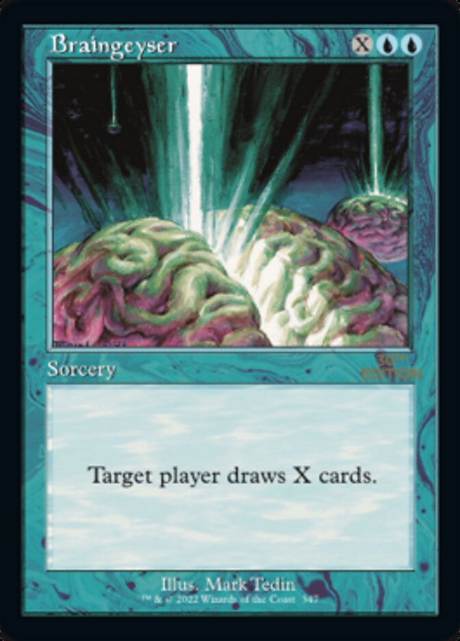 MTG アンリミテッド unlimited Braingeyser Magic The Gathering MTG
