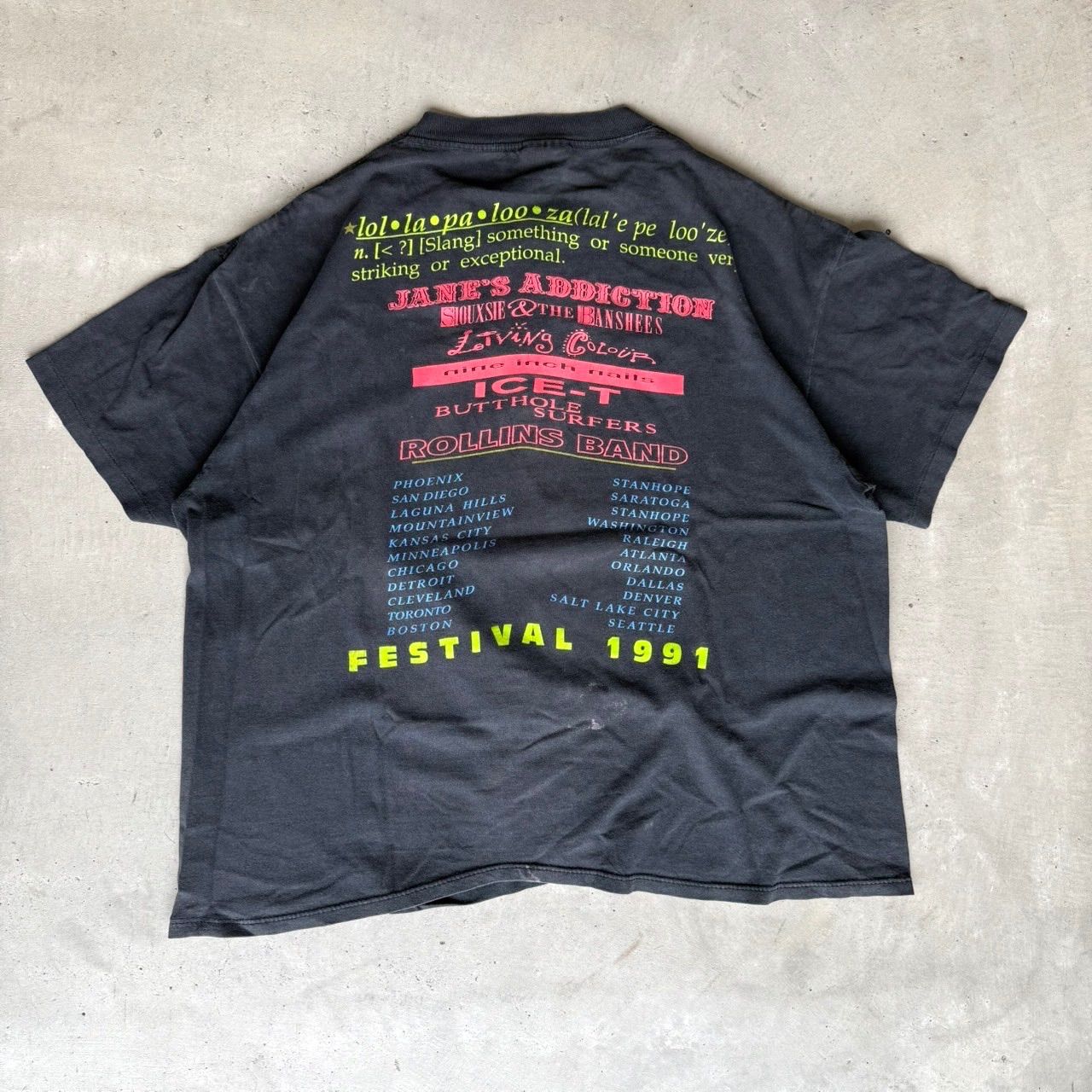 Lollapalooza 91 vintage T shirt ロラパルーザ 【公式通販】