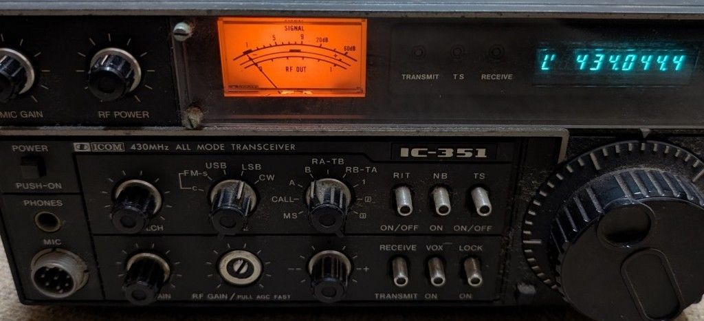 現状品 アイコム IC-351 オールモード UHFトランシーバー アマチュア