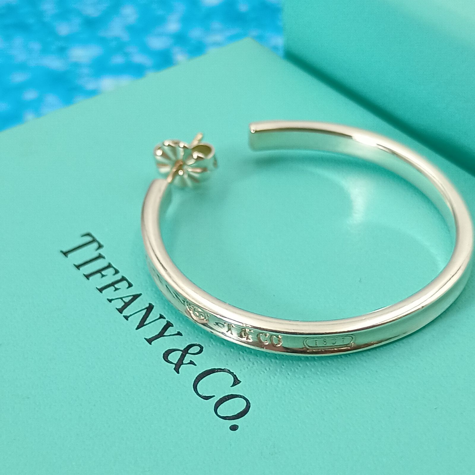 TIFFANY&Co. ティファニー アウトレット ナロー フープピアス 片耳