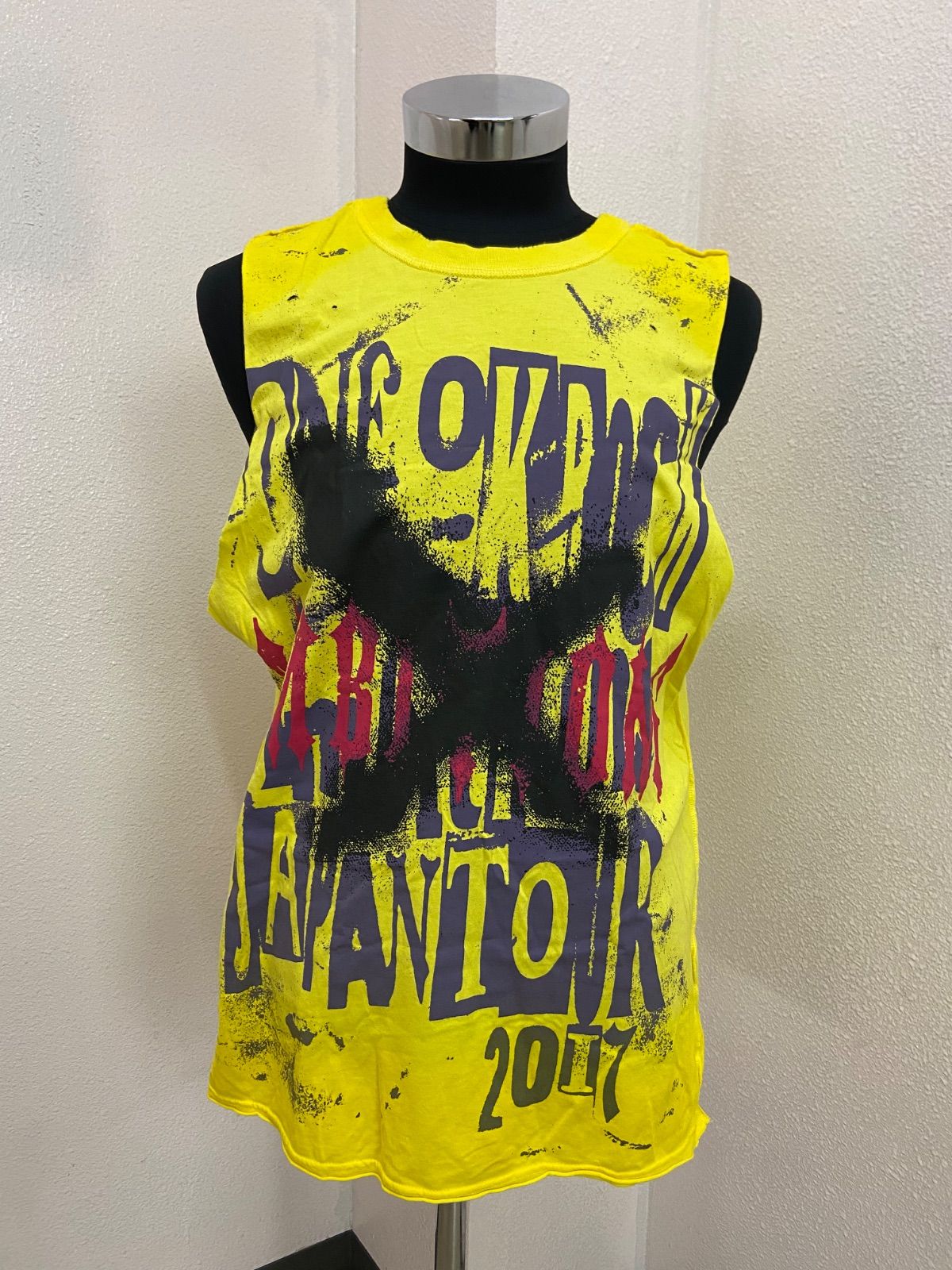 ONE OK ROCK ワンオク 2017 JAPAN タンクトップ イエロー ONE OK ROCK