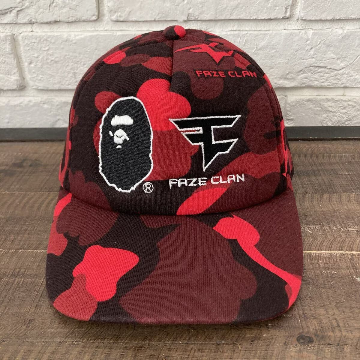FAZE CLAN × BAPE CAMO キャップ a bathing ape trucker hat cap