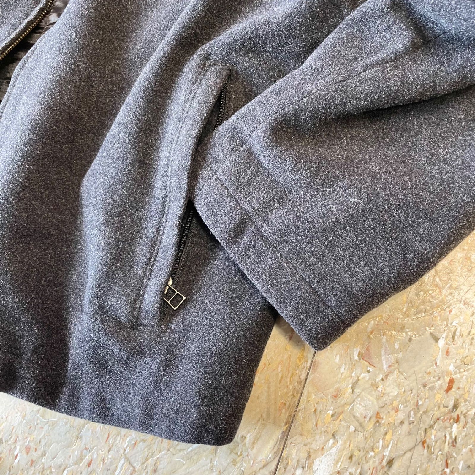 00s 【Banana republic】 バナナリパブリック ウールカシミヤ メルトン