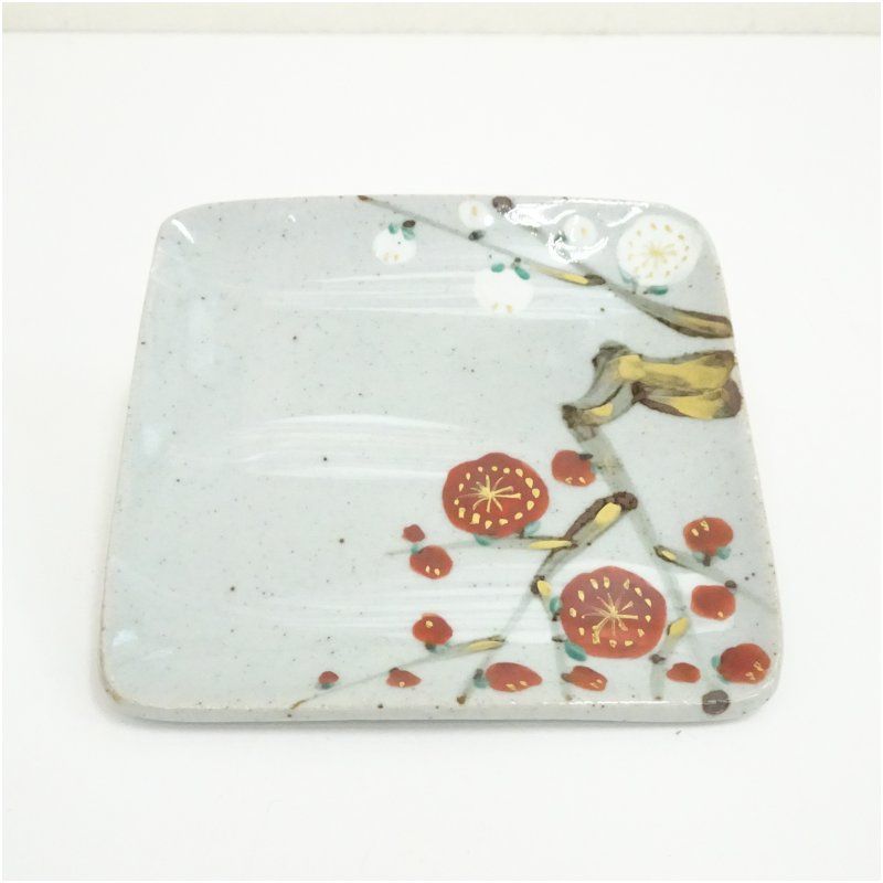 幸兵衛窯造 絵変銘々皿5客（保護箱） 茶器 菓子器 おしゃれ 和菓子