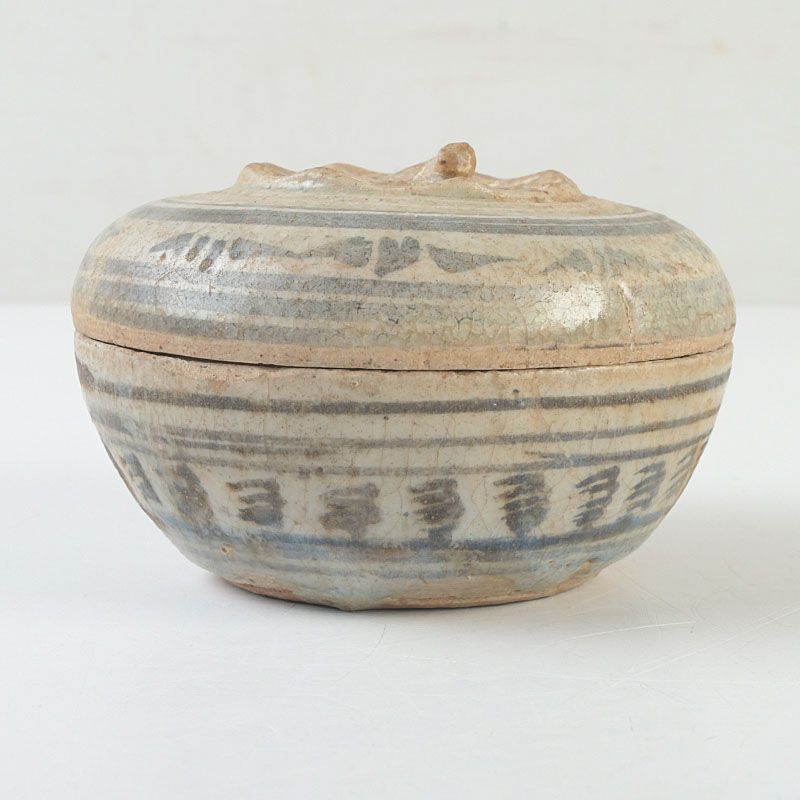 タイ古陶磁 スンコロク 宋胡録 香合 蓋物 C S657 - メルカリ