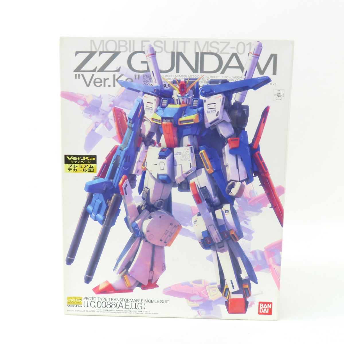 MG ZZガンダム Ver.Ka（クリアカラー）／百式（メカニカルクリア） MG