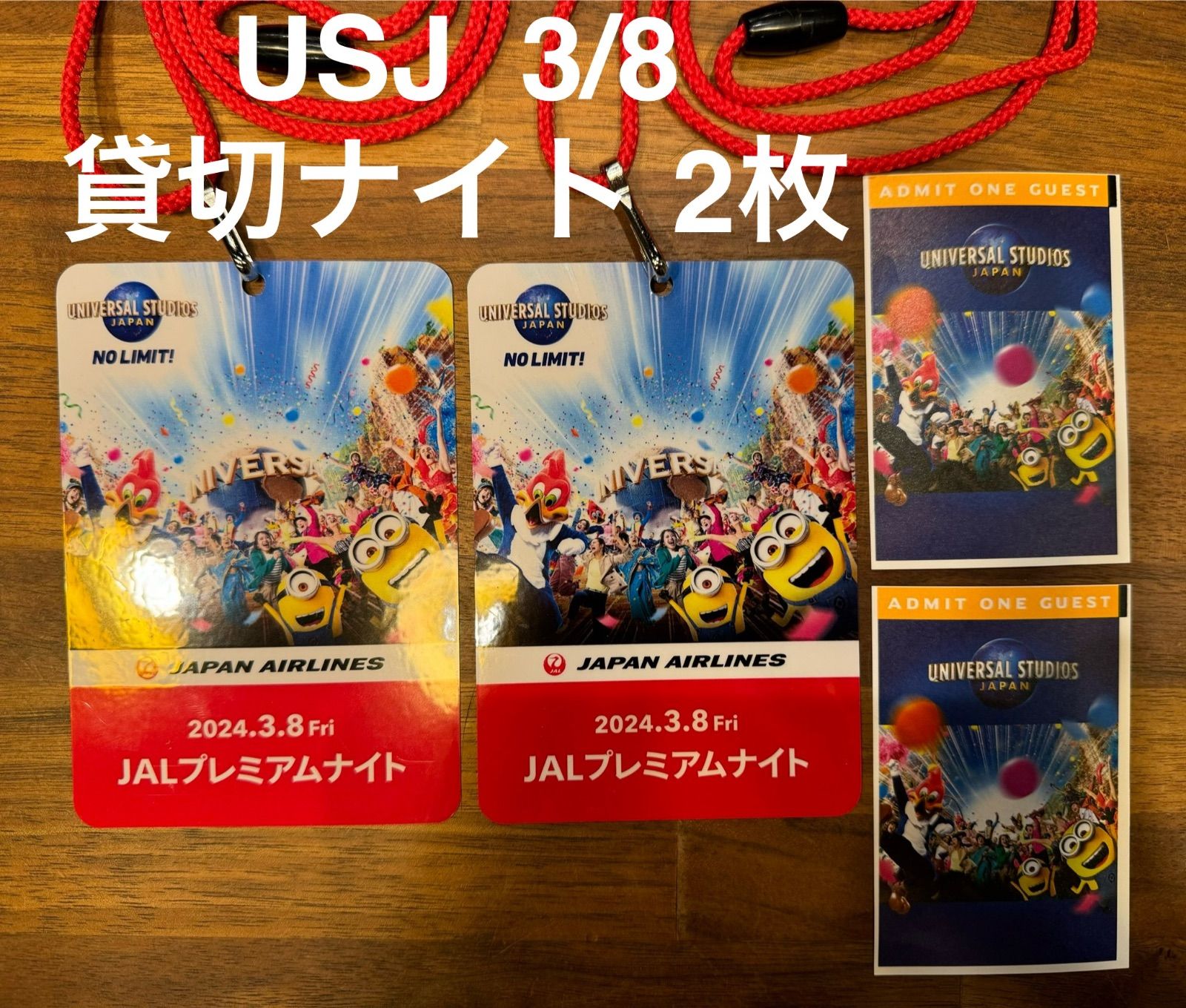 USJ ユニバーサルスタジオジャパン JALプレミアムナイトパス 貸切ナイト