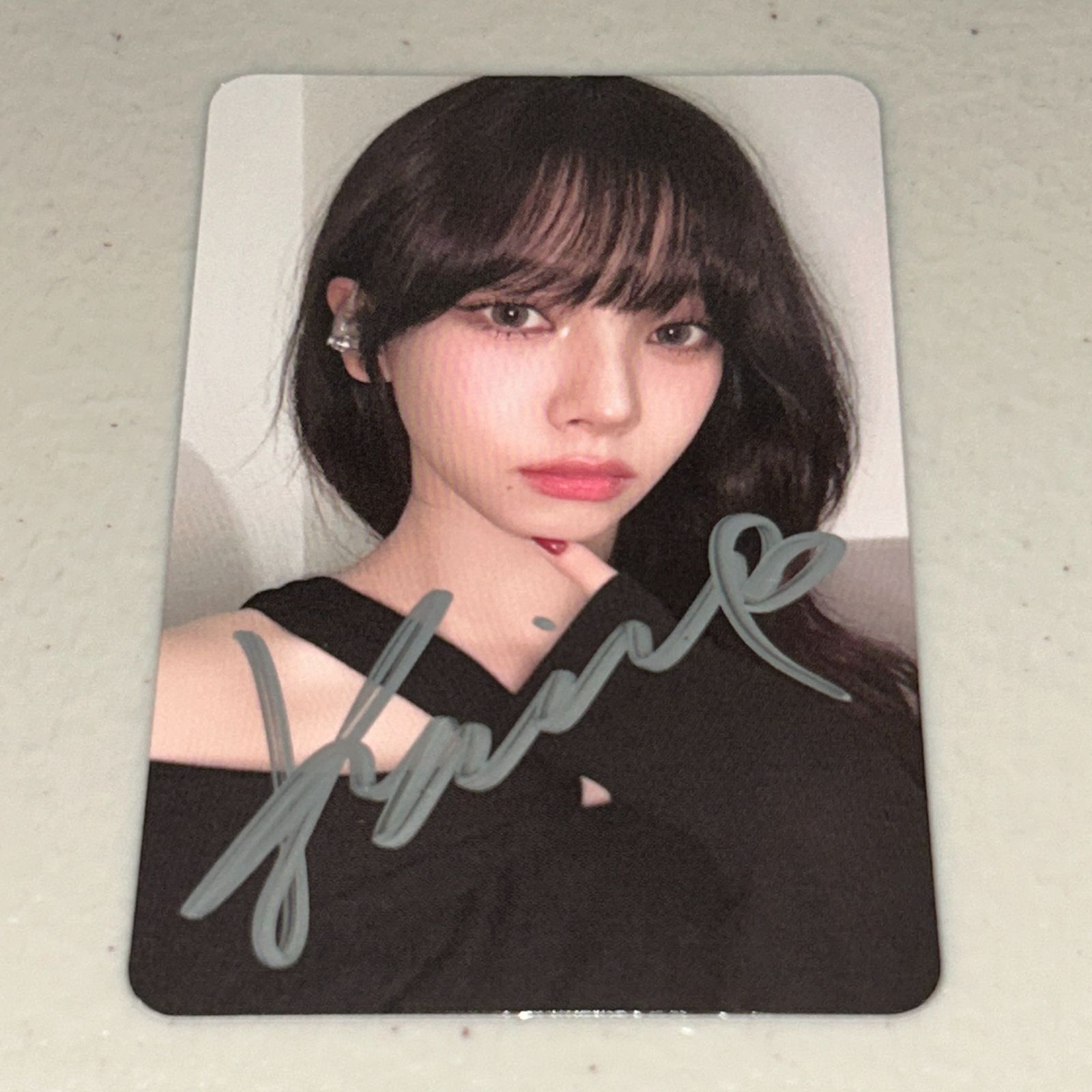 aespa カリナ 直筆サイン入り フリスビー aespa カリナサイン入り