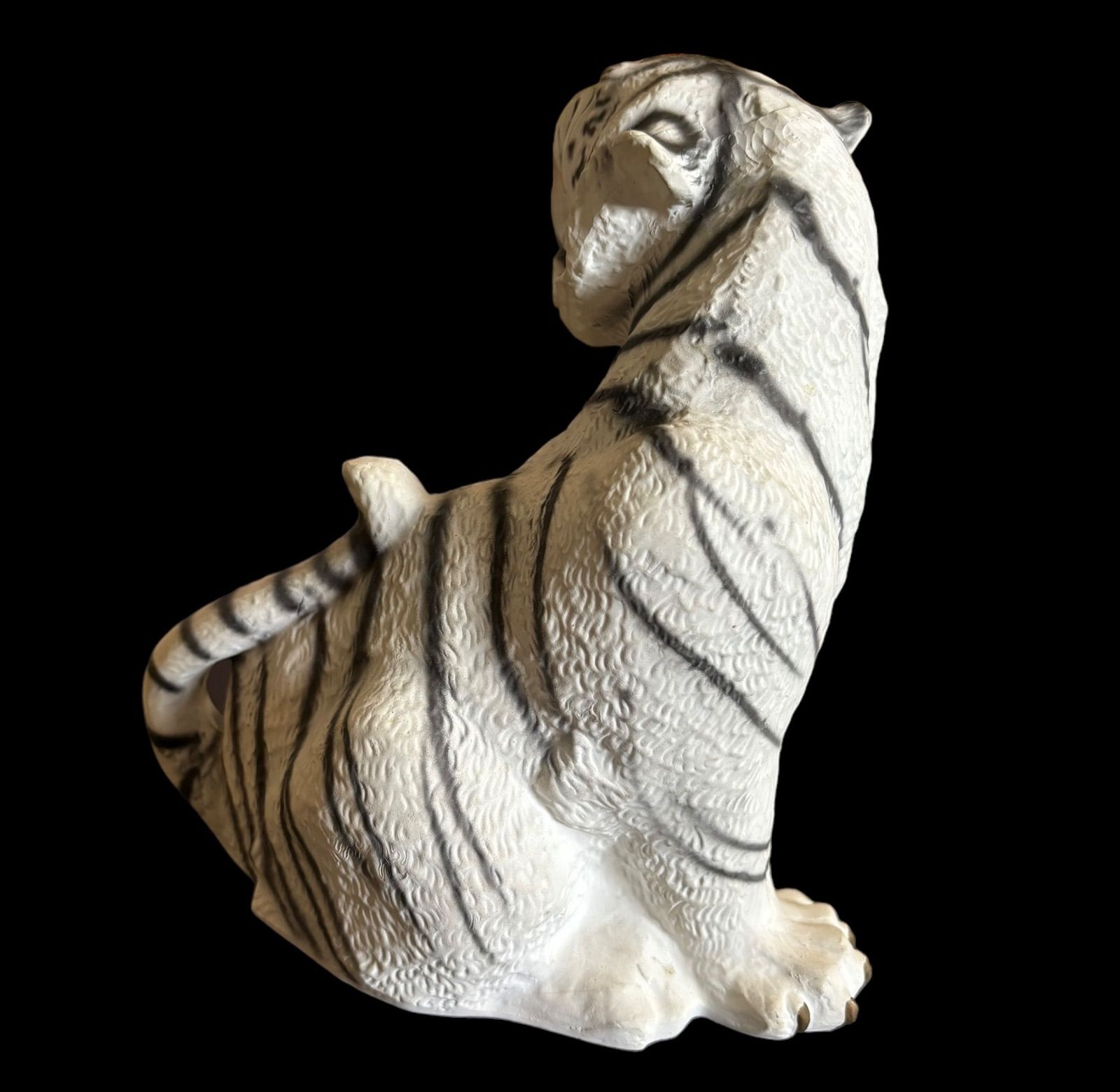 虎ヒョウ置き物古美術