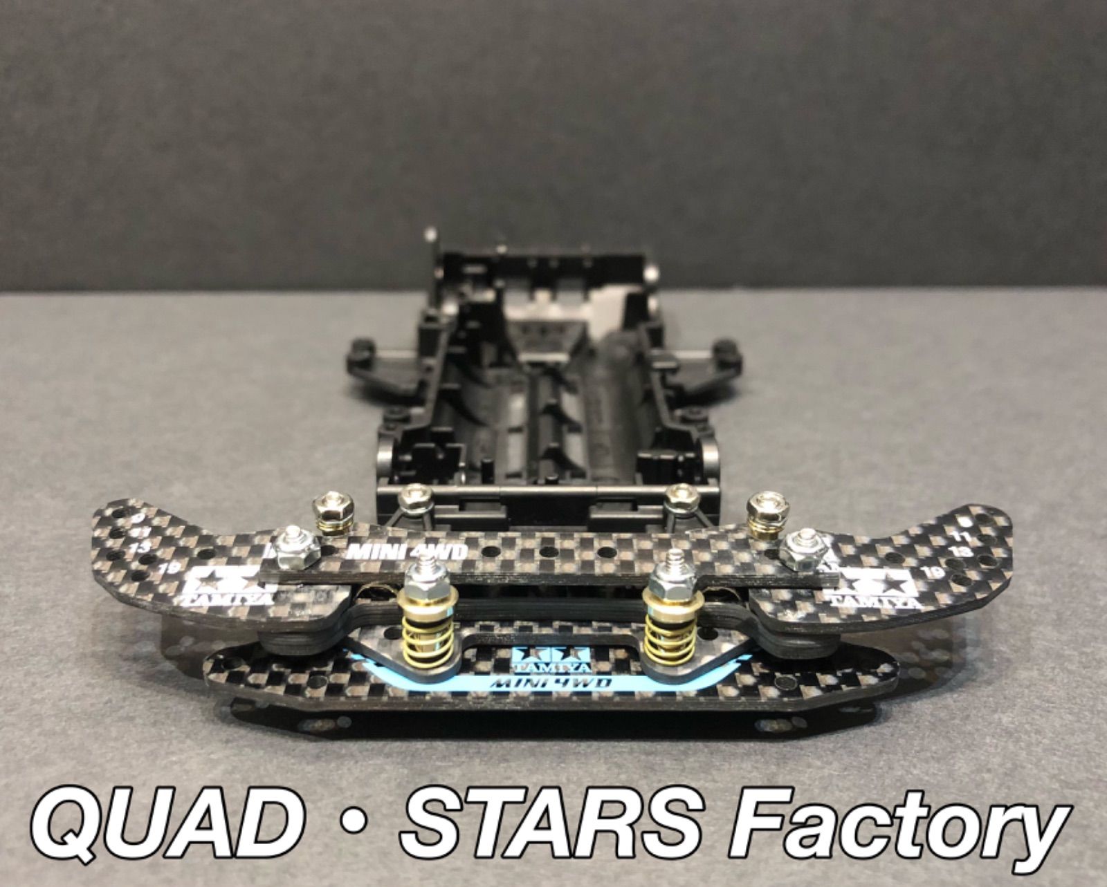 ミニ四駆・MS用】2軸ATピボットバンパー＋フロント提灯＋1軸リヤアンカー