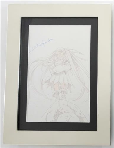 テガミバチ 浅田弘幸 直筆サイン 複製アクリル原画 ジギー・ペッパー