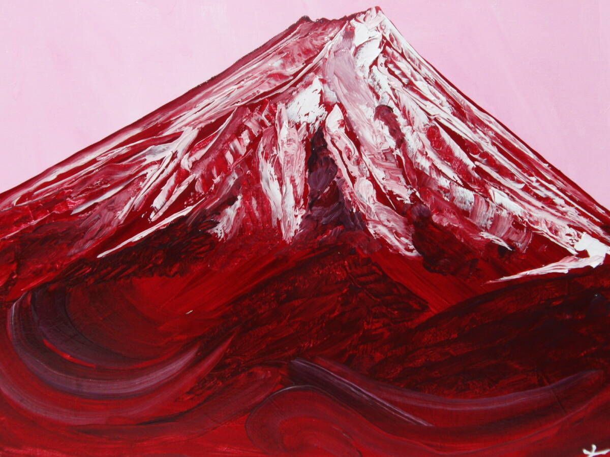 油絵/人物画【雪虫】1点物の原画◇作者サイン入り/F8号キャンバス 油絵