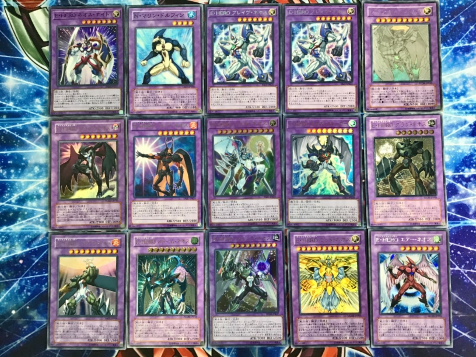 本格構築【十代HEROネオス 】デッキ＆EX15枚＆二重スリーブ&おまけ 本格