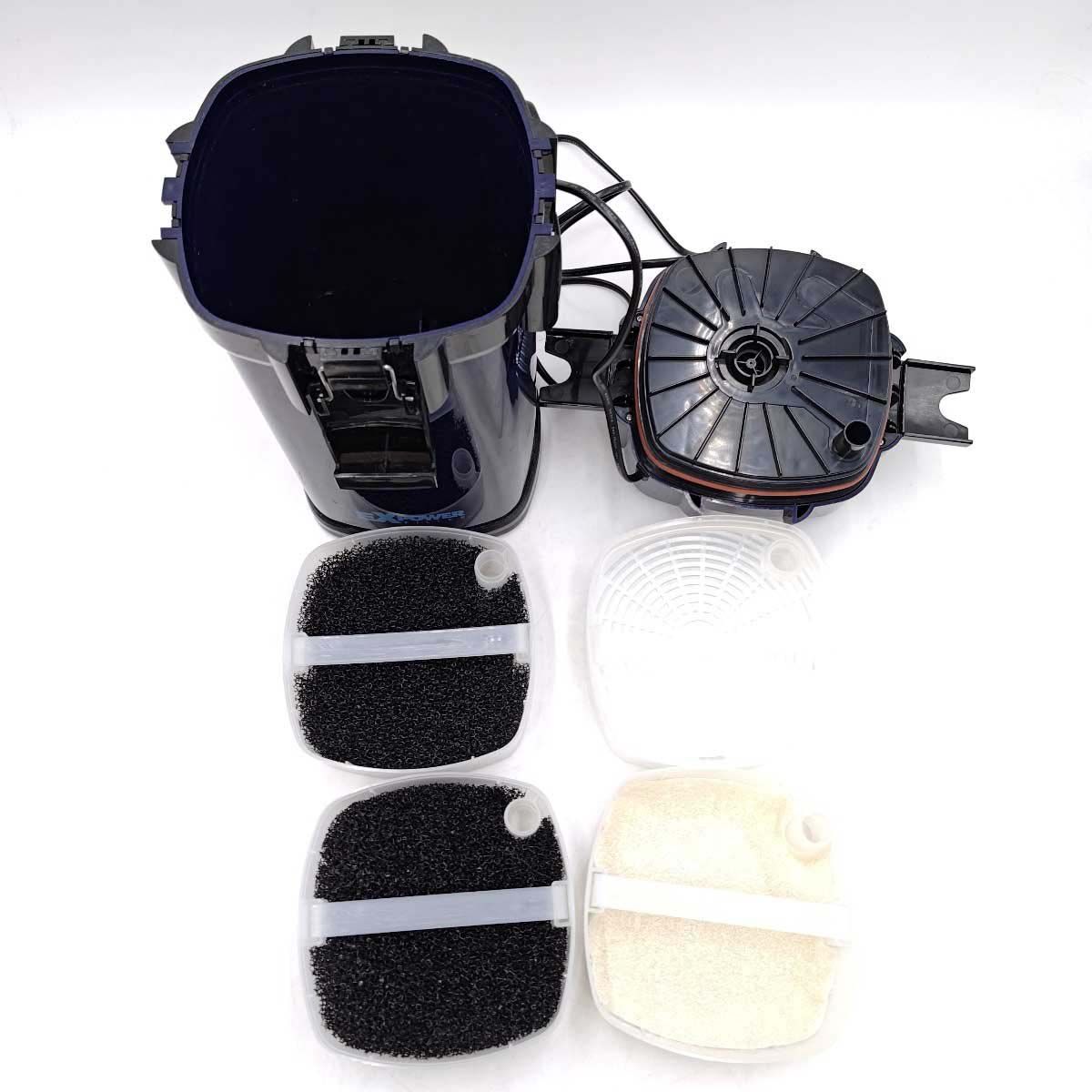 市場最安値、水中ポンプ25w付き大型水槽万能濾過装置濾過外部式濾過層