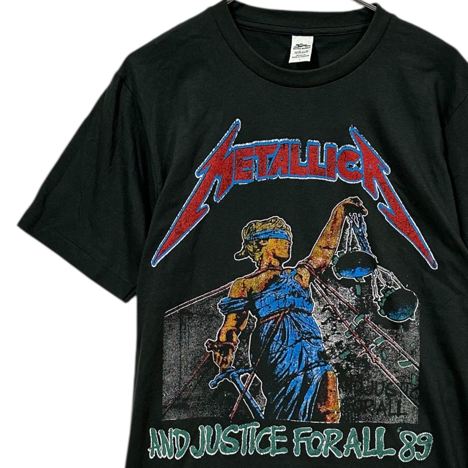 METALLICA】“AND JUSTICE FOR ALL '89” ツアーTシャツ（タイ製ブート