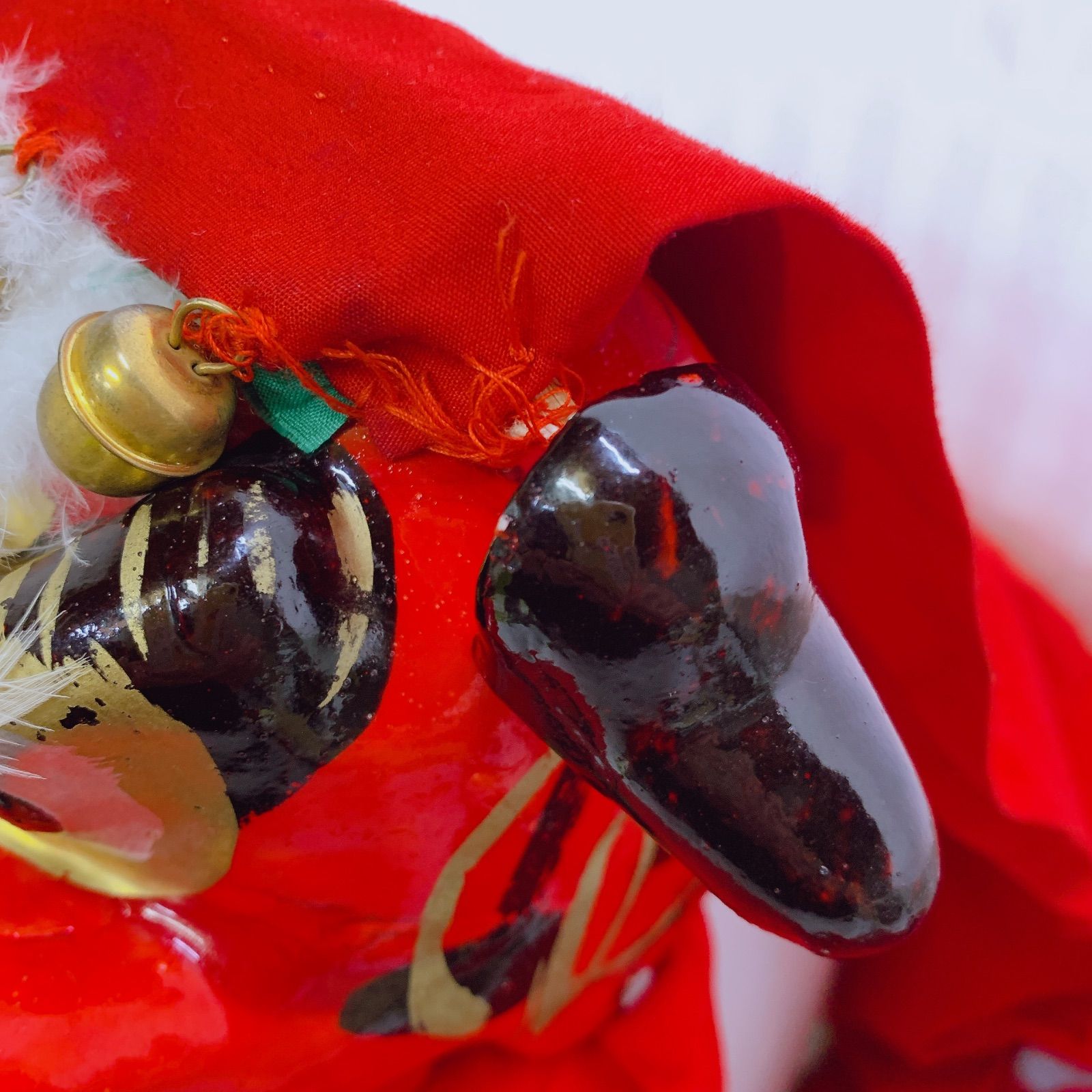 希少 手獅子 日本舞踊 小道具 獅子舞 赤獅子 舞手獅子 獅子頭 縁起物