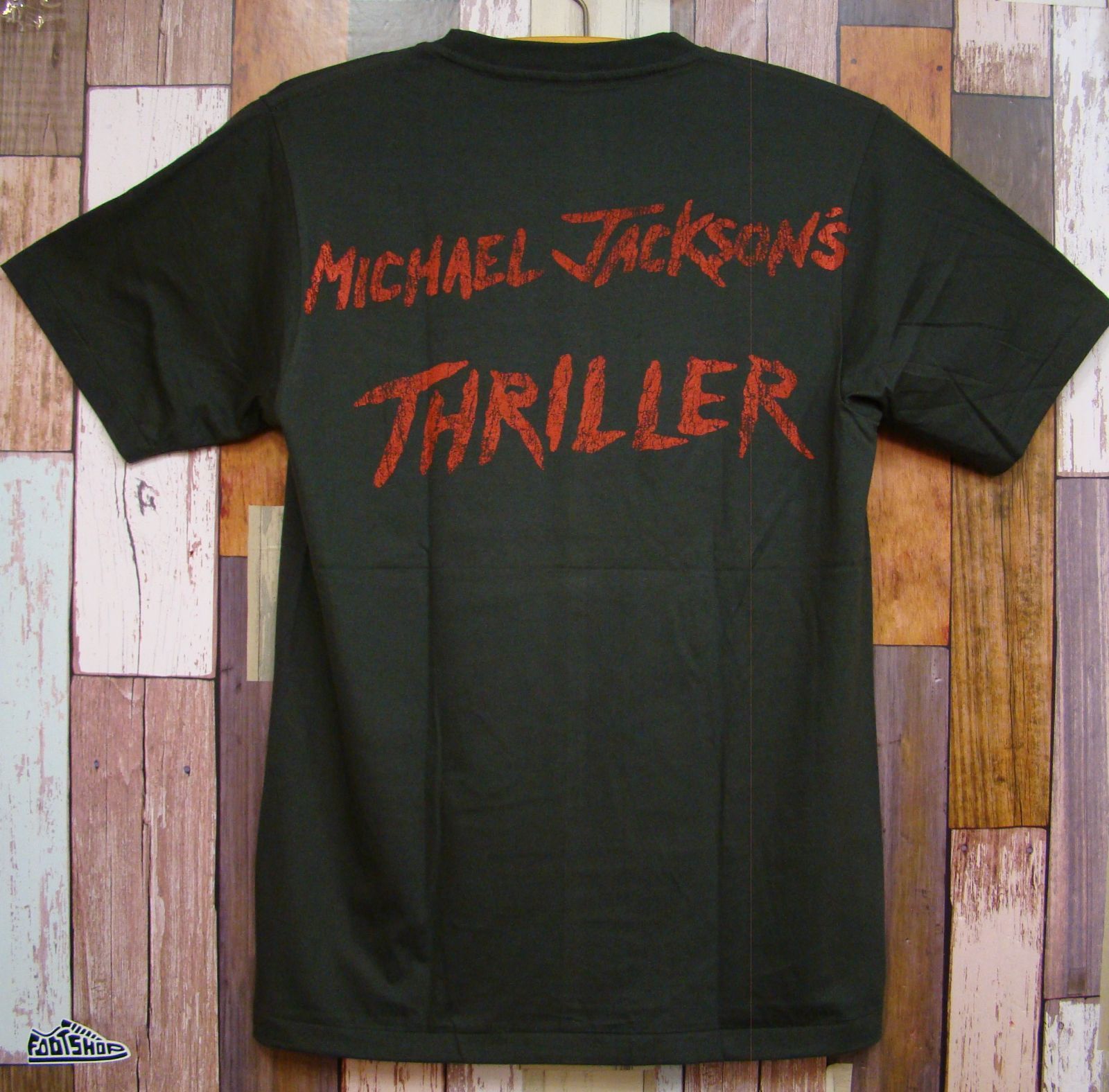 新品マイケルジャクソン【THRILLER】スリラー☆Tシャツ☆YOU着☆Bunny