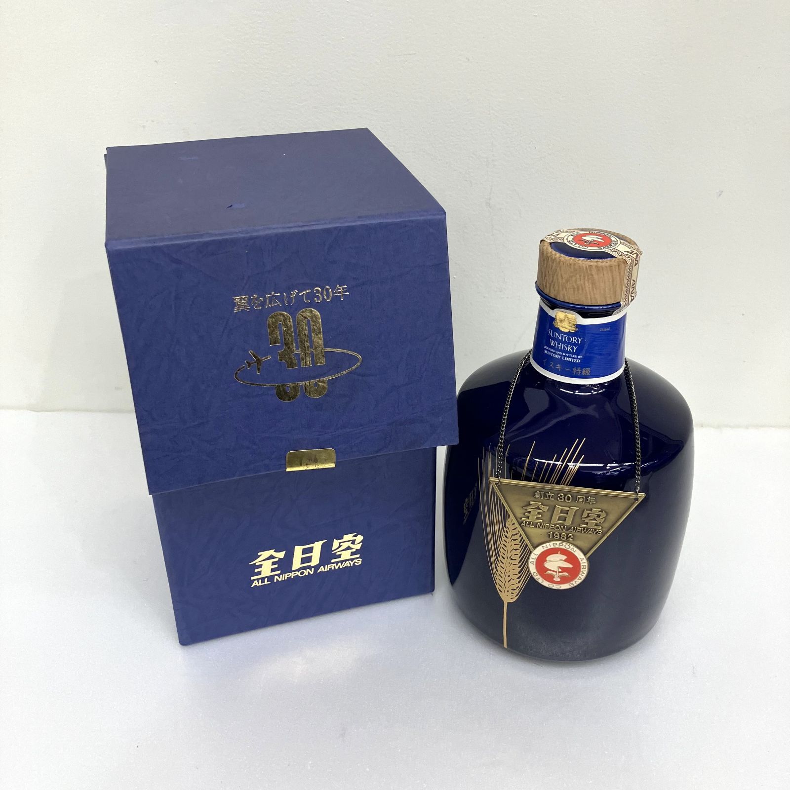 未開栓品】 サントリー 全日空 ANA 創立30周年ボトル ウイスキー