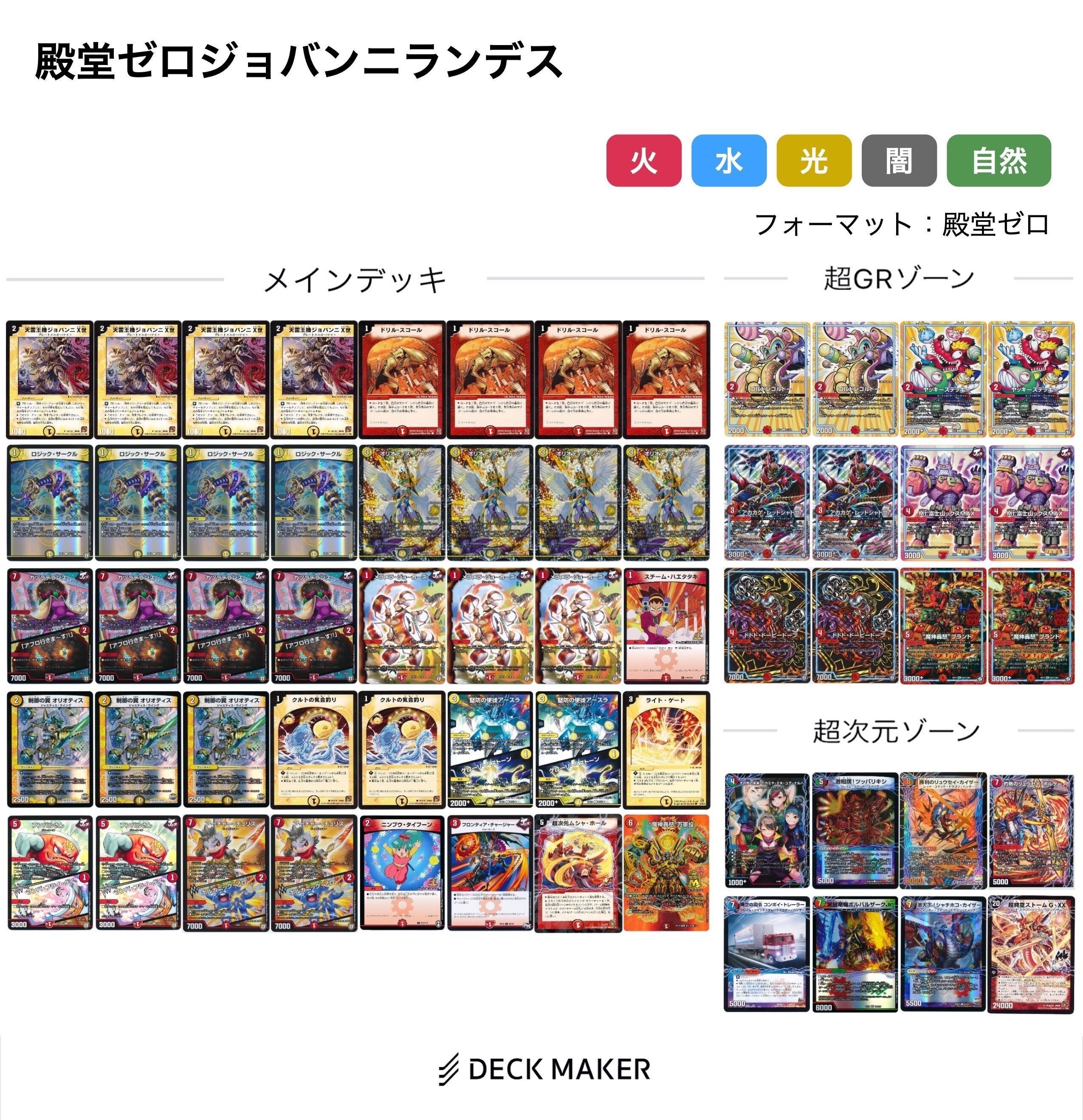 殿堂ゼロ。デュエルマスターズ ダーツデリートデッキ デュエル