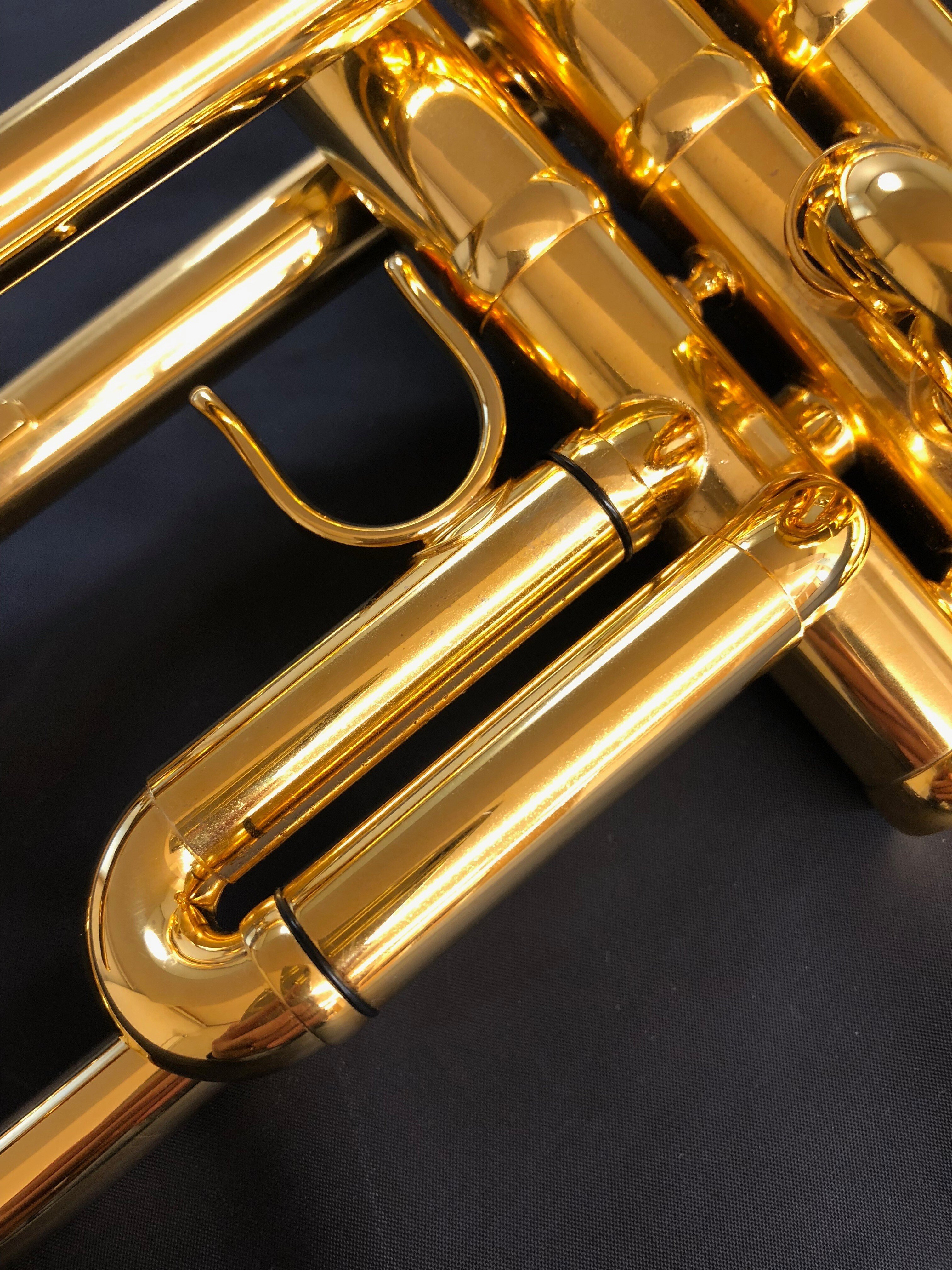 Bach トランペット マウスパイプフック 金メッキ Bach トランペット