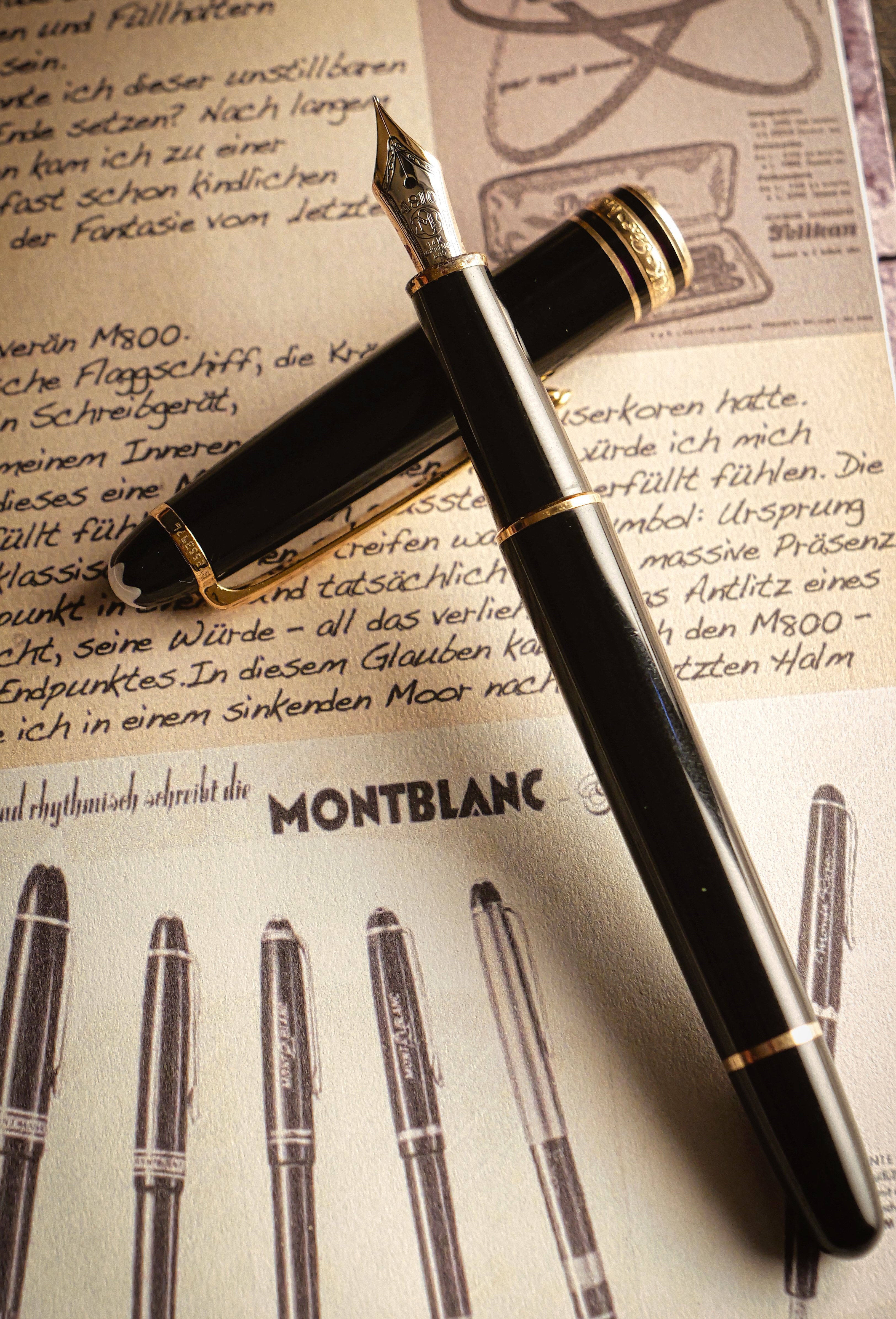 憧れの筆跡：Montblanc Meisterstück #144｜Hideo Takehara