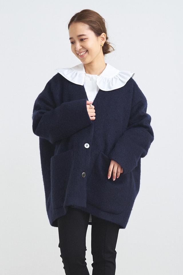 yori(ヨリ)の「ウールモヘアシャギージャケット【2021AW】9月中旬発売