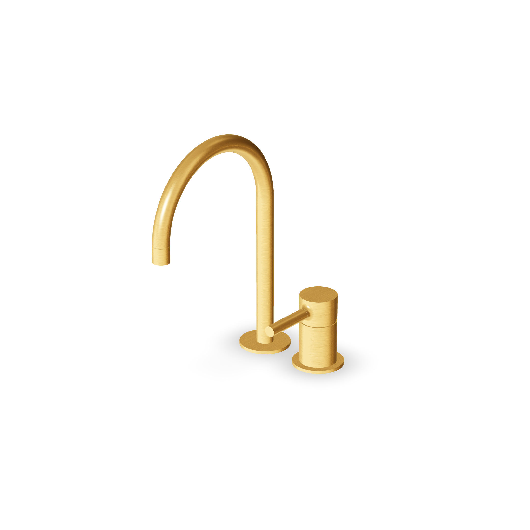 Zucchetti - 2 hole single lever basin mixer.