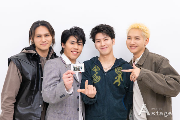 THE RAMPAGE“98年組” 長谷川慎・龍・鈴木昂秀・後藤拓磨、4ショット