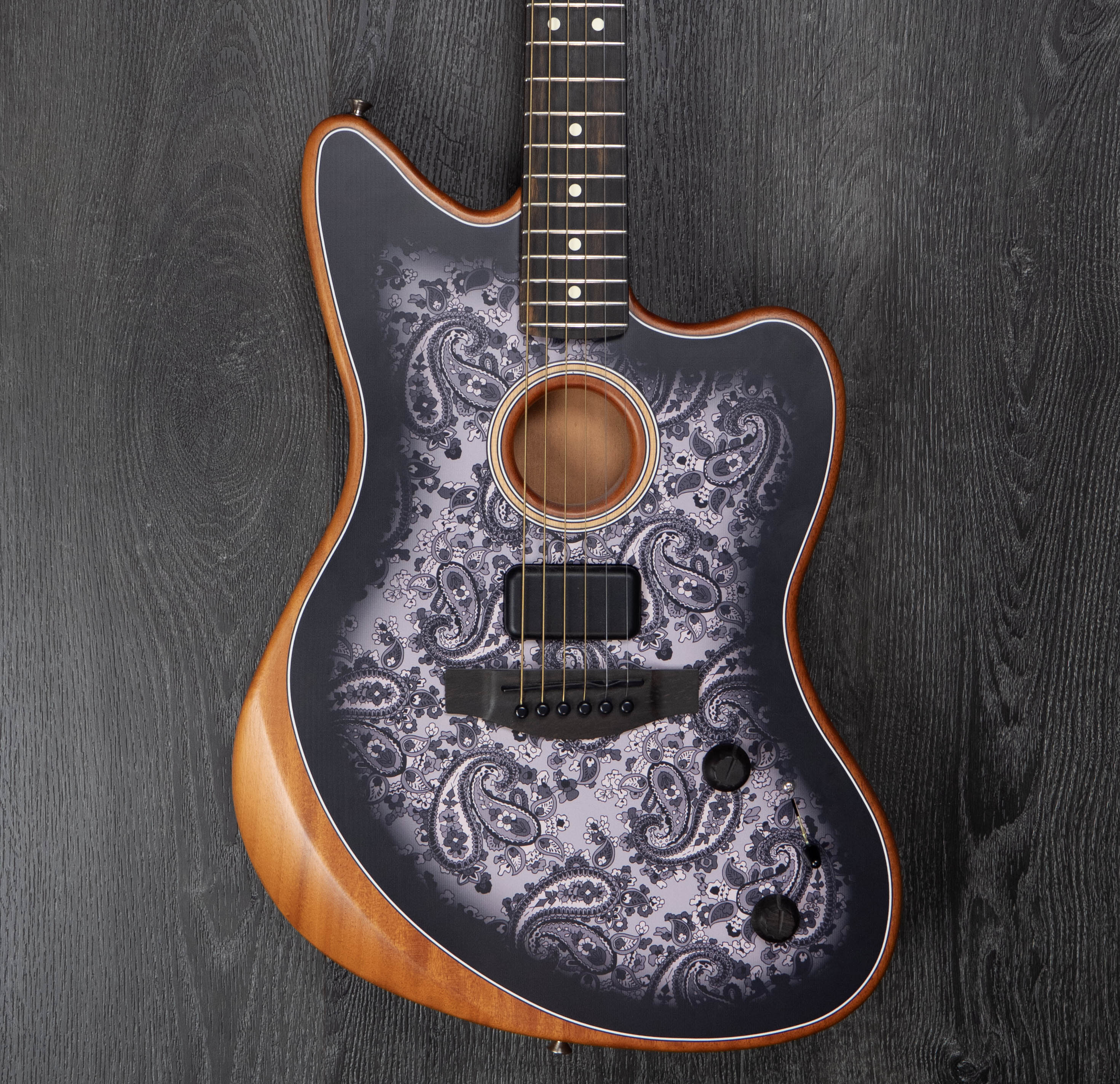 ギター American Acoustasonic Black Paisley アコースタソニック に