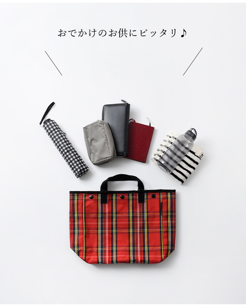 クーポン対象】BAG'n'NOUN バッグンナウン 6号帆布 コットン チェック