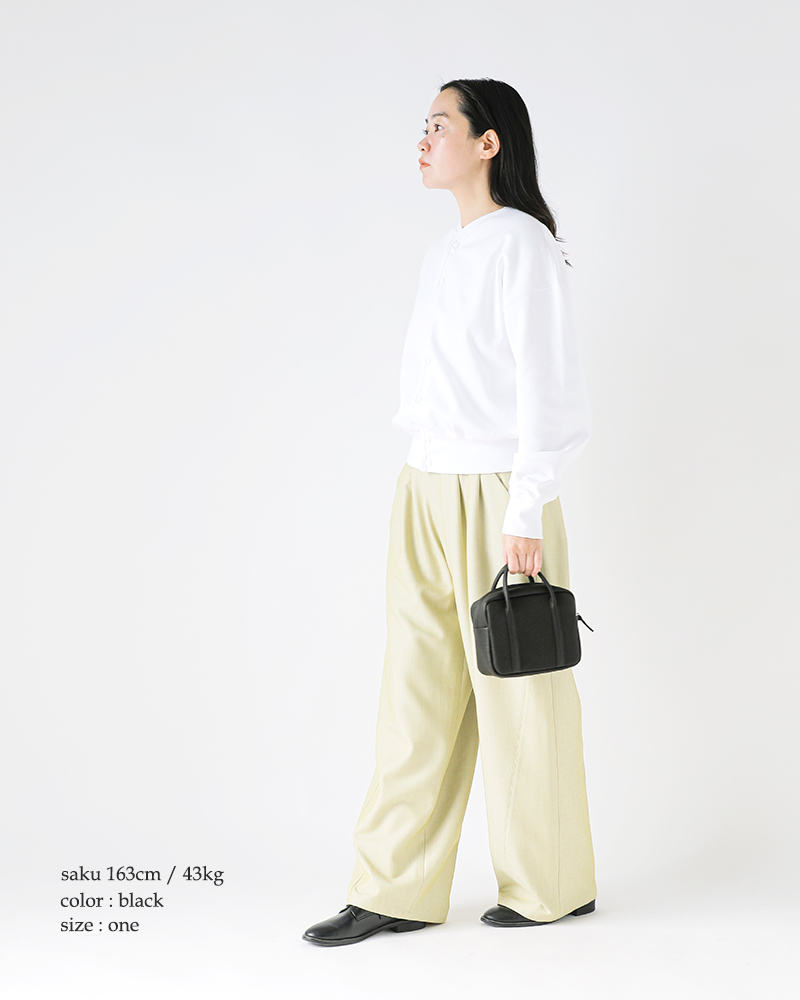 Aeta アエタ ディアレザー スクエア ボストン ミニ バッグ “SQUARE