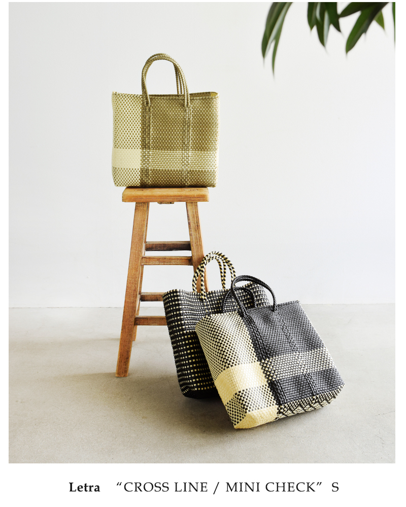 クーポン対象】Letra レトラ メルカドバッグ S “CROSS LINE / MINI