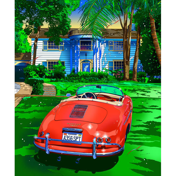 鈴木英人が描く「ポルシェ」26選 - 鈴木英人-EIZIN SUZUKIの版画