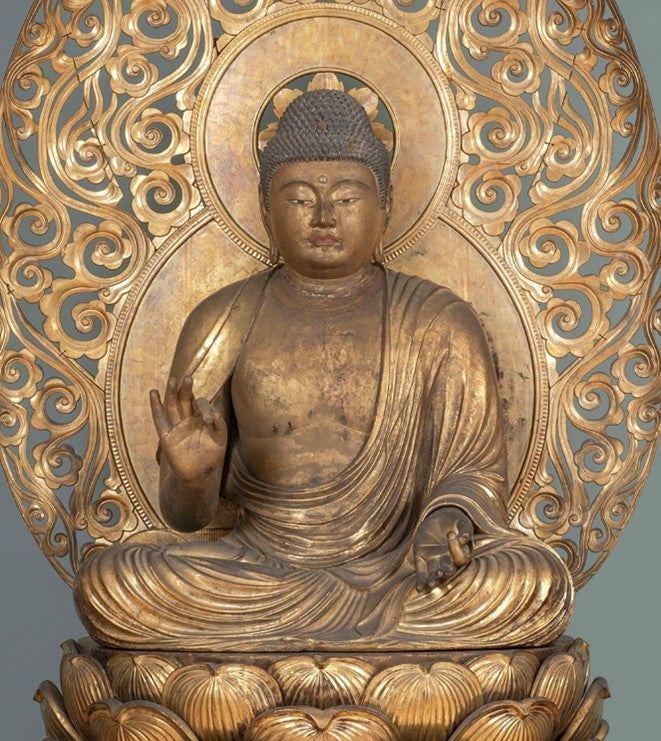 古い時代の「掛仏」 仏教美術 骨董 仏像 鎌倉ー室町 送料無料 鎌倉