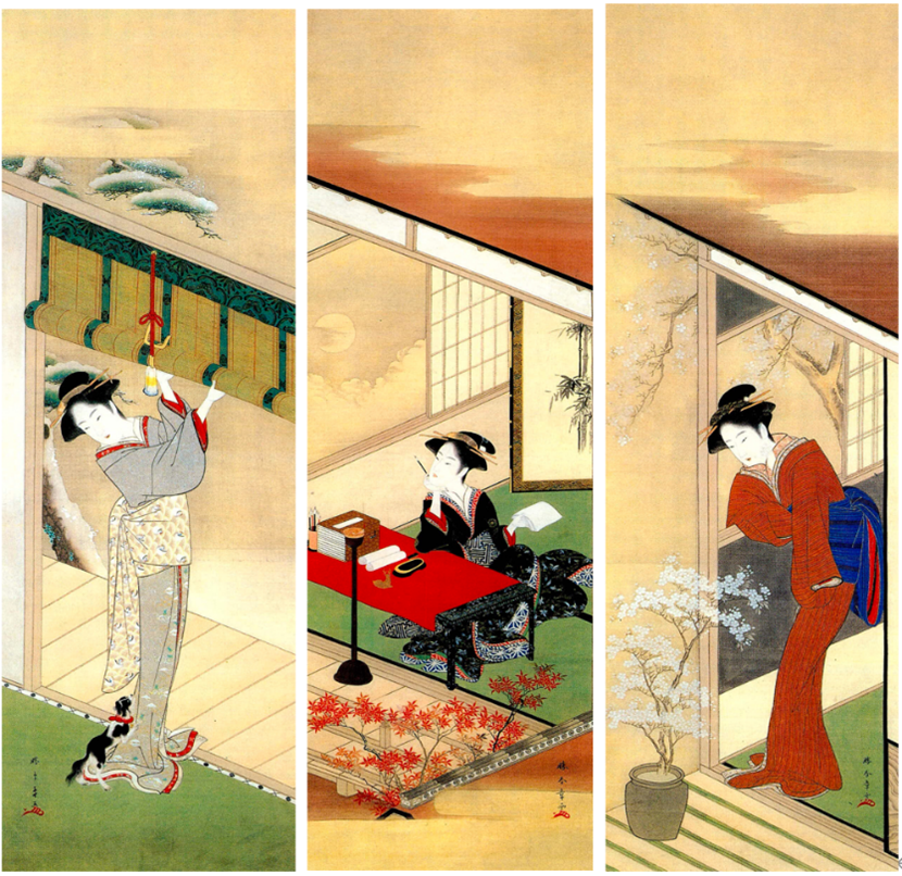 h 浮世絵 春画 艶画 美人画 日本画 人物画 年代物 h 浮世絵 春画 艶画