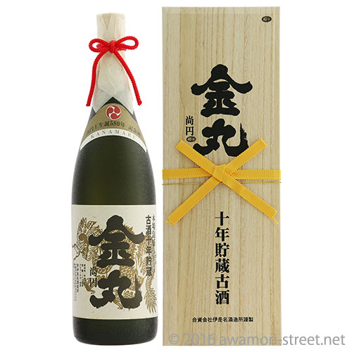 金丸 10年 43度,1800ml 桐箱入りで贈りものに最適 / 伊是名酒造 / 泡盛