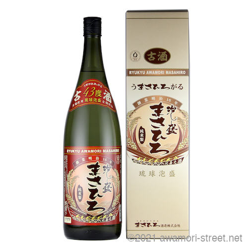 古酒まさひろ 43度,1800ml / まさひろ酒造 / 泡盛ストリート.net