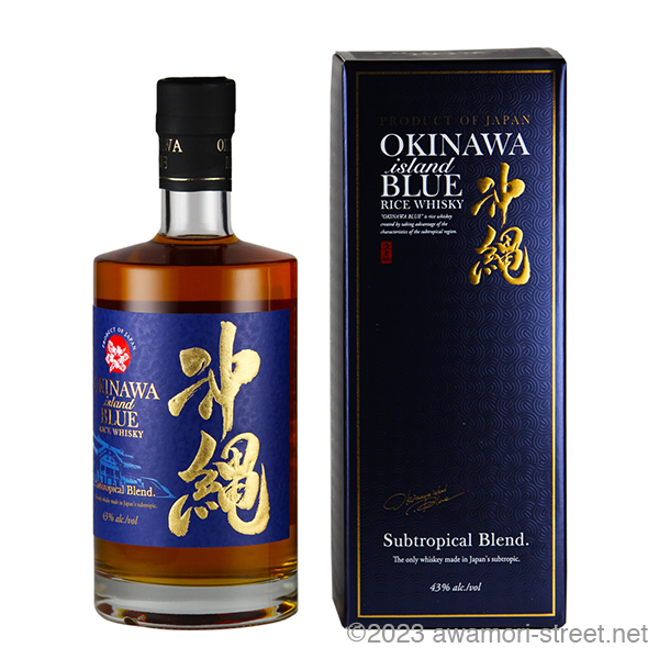 新里 WHISKY 43度,700ml 樫樽貯蔵泡盛13年古酒使用 / 新里酒造 / 泡盛