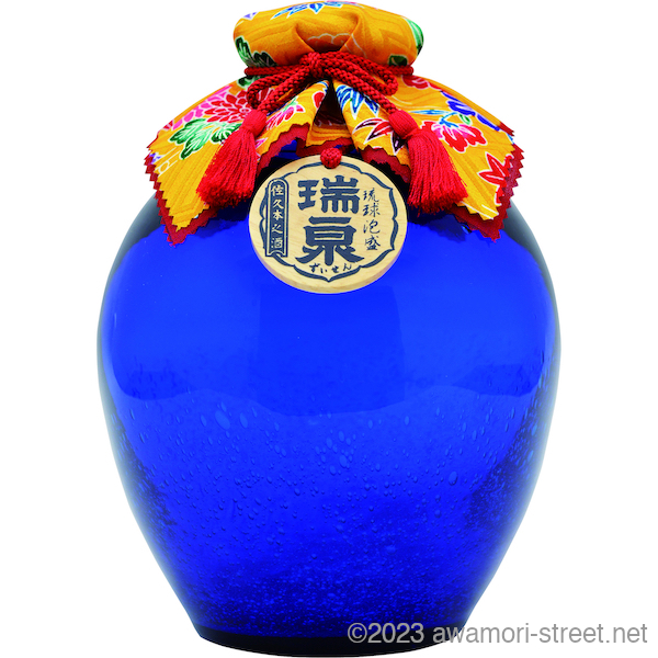 琉球ガラス1升 -翠- 瑞泉 古酒 43度,1800ml / 瑞泉酒造 / 泡盛