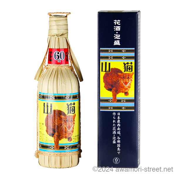 花酒 山猫 クバ巻き 60度,360ml ハーフボトル / 崎元酒造 / 泡盛
